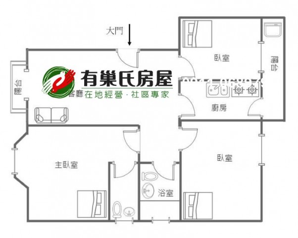 售 豐原新興商業區旁三房$780萬照片12